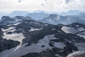 Dramatic mountain landscape, view from Hochkönig, Salzburger Land, Austria, Europe