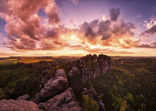 Schrammsteine in Saxon Switzerland