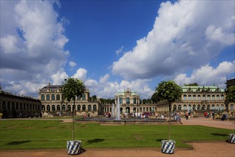 Dresden Zwinger Lemon Trees in the Pleasure Garden