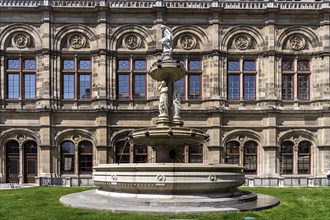 Vienna State Opera at Herbert von Karajan Square, Vienna, Austria, Europe