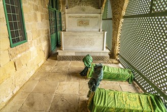 Tomb in the Hala Sultan Tekke Mosque, Larnaka, Cyprus, Europe