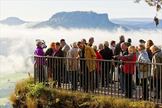 Tourists on the bastion view