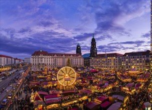 The Striezelmarkt, which has been held since 1434, is the oldest Christmas market in Germany and