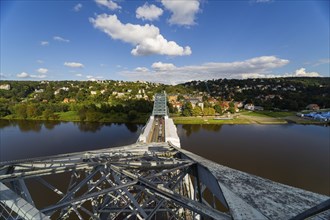 Elbe Bridge Blue Wonder