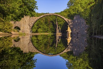 Rakotz Bridge in Kromlau Park, accessible again after extensive restoration and always a popular