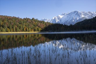 At the Ferchensee lake near Mittenwald