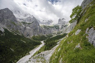 Höllental, Wetterstein Mountains, Garmisch-Patenkirchen, Bavaria, Germany, Europe