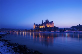 Meissen silhouette in winter