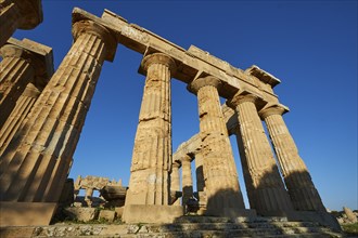 Super wide angle shot, Temple E, Hera Temple, Selinunte, Archaeological Site, Temple, Southwest