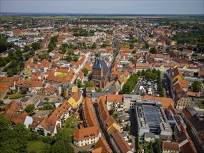 Delitzsch Old Town with St. Peter and Paul's Evangelic Church