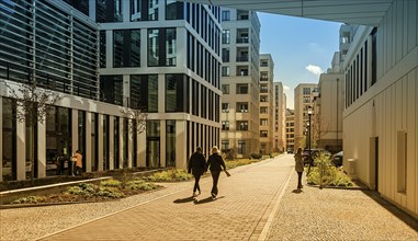 New buildings and housing at Anhalter Bahnhof, Berlin-Kreuzberg, Germany, Europe