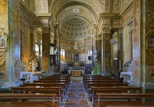 Chiesa Parrocchiale di Maria Vergine del Carmine, Grinzane Cavour, Barolo area, Langhe, Piedmont,