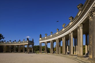 Sanssouci Palace, Royal Summer Palace with 18th century furniture and famous vineyard terraces