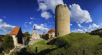 Querfurt Castle is located in the town of Querfurt in Saalekreis, Saxony-Anhalt. The hilltop castle