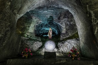 Salt mine of Nemocon, Colombia, South America