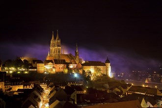 Meissen after a fireworks display over the old town