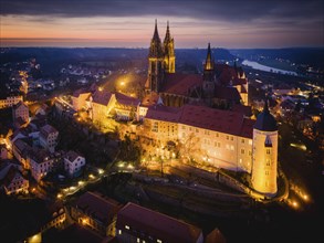 Albrechtsburg Castle with Cathedral in Meissen