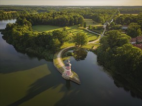 The lighthouse in Moritzburg is an inland lighthouse in Saxony. The staffage structure was built in