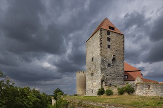 Querfurt Castle is located in the town of Querfurt in Saalekreis, Saxony-Anhalt. The hilltop castle