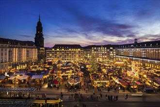 The Striezelmarkt, which has been held since 1434, is the oldest Christmas market in Germany and