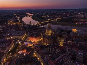 Dresden Old Town in the Evening