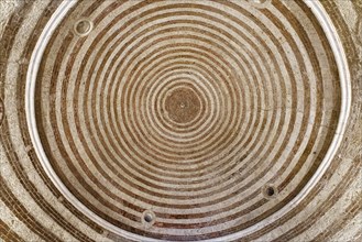 Dome, layered masonry, Oratorio di San Galgano sul Montesiepi, Chiusdino, Tuscany, Italy, Europe