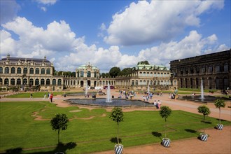 The Zwinger in Dresden is one of the most famous baroque buildings in Germany And it houses museums