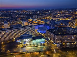 St. Petersburg Street with UFA Crystal Palace and UFA Round Cinema