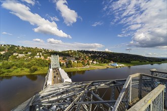 Elbe Bridge Blue Wonder