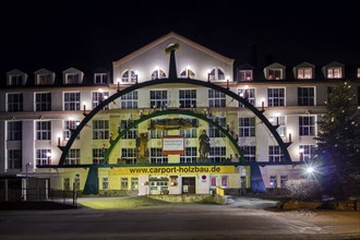 Candle arch Gelenau The Gelenau candle arch is in the Guinness Book of Records. The world's first