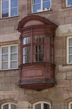 Historic Chörlein, Untere Kreuzgasse, Nuremberg, Middle Franconia, Bavaria, Germany, Europe