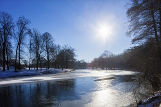 Winter on the Mulde in Colditz