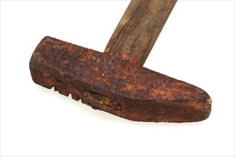 Old rusty hammer, tool