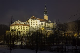 Weesenstein Castle in Winter