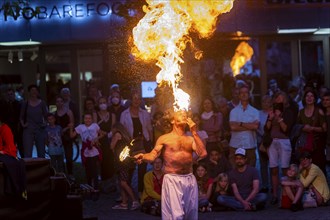 Due to the pandemic, the Schaubudensommer 2021 was moved to the more spacious main street in