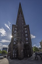 Chilehaus from the outside, Hamburg, Germany, Europe