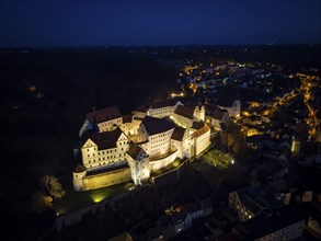 Colditz Castle by night