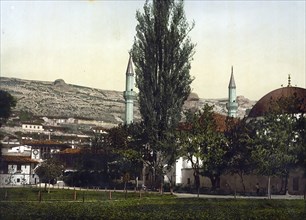 Bakhchysaraj, Bakhchisarai, a Tatar town in the Autonomous Republic of Crimea, Ukraine, Russia, c.