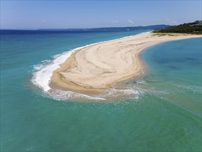 Aerial view, Cape Possidi, Kassandra, Chalkidiki, Greece, Europe