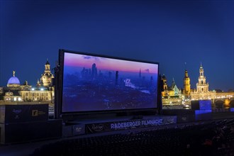 The Film Nights on the banks of the Elbe are Germany's largest open-air cinema festival. They have