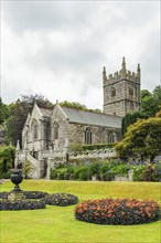 Church in Lanhydrock House and Garden, Bodmin, Cornwall, England, UK