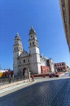 Cathedral church of Our Lady of the Immaculate Conception, Campeche city, Campeche State, Mexico,