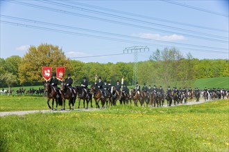 Every year at Easter there are about 5 processions in Lusatia, each with about 200 riders. The