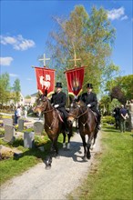 Every year at Easter there are about 5 processions in Lusatia, each with about 200 riders. The