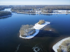 Lighthouse and Pheasant Castle in Winter