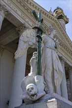 Detail photo, Karlskirche, Karlsplatz, Vienna, Austria, Europe