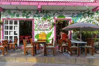 La Lomita traditional restauarant, Isla Mujeres, Caribbean Coast, Cancun, Quintana Roo, Mexico,