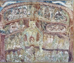 Circle of Hell after Dante Alighieri, Hell, detail from the fresco Last Judgment or Giudizio finale