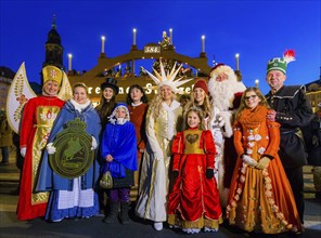 584th Striezelmarkt in Dresden, opening