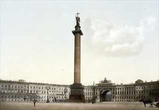 The Palace Square and the Ministry, St. Petersburg, Russia, c. 1890, Historic, digitally enhanced